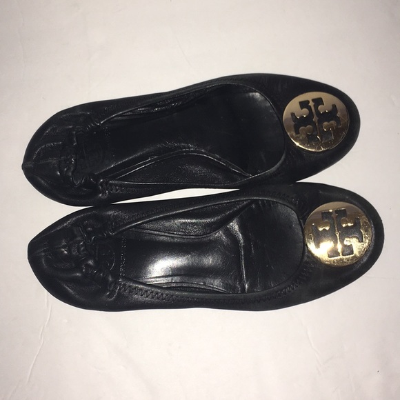 Tory Burch black flats size 8 Good condition. - Picture 5 of 12